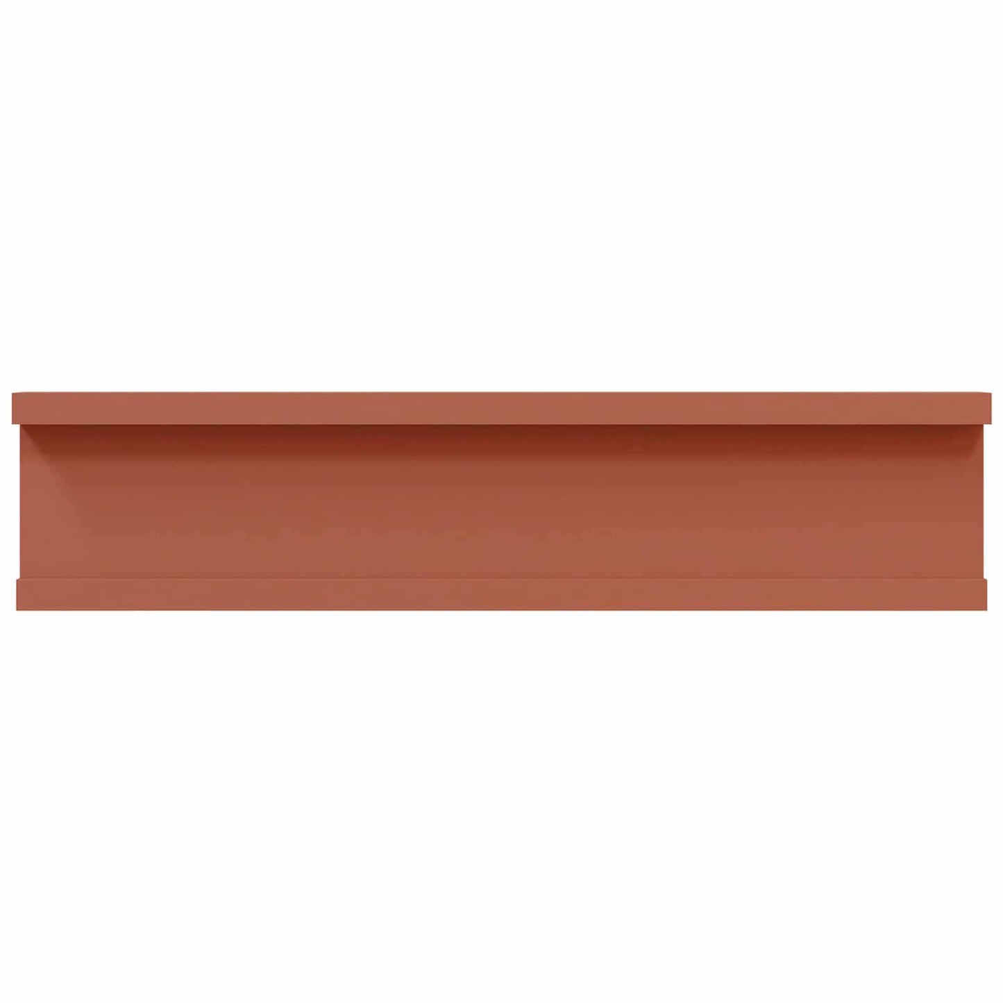 vidaXL Wall Shelf with Shelf 4 pcs Red 40 x 9 x 3 cm Engineered Wood
