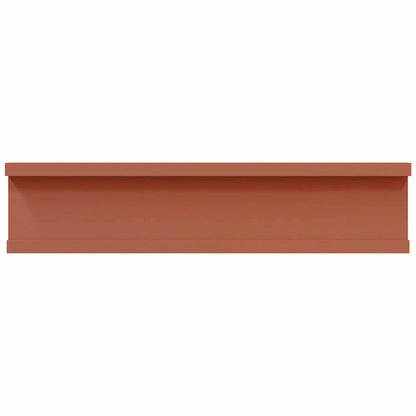 vidaXL Wall Shelf with Shelf 4 pcs Red 40 x 9 x 3 cm Engineered Wood