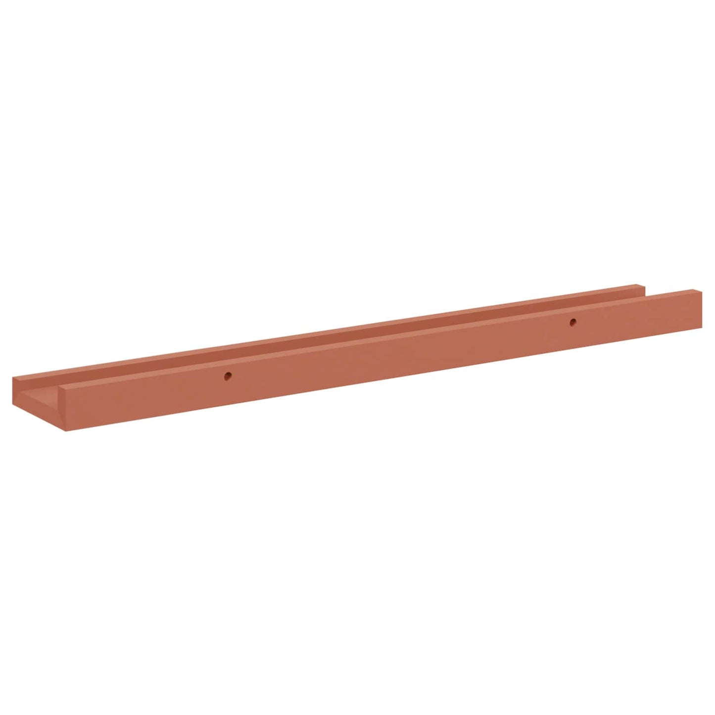 vidaXL Wall Shelf with Shelf 4 pcs Red 60 x 9 x 3 cm Engineered Wood