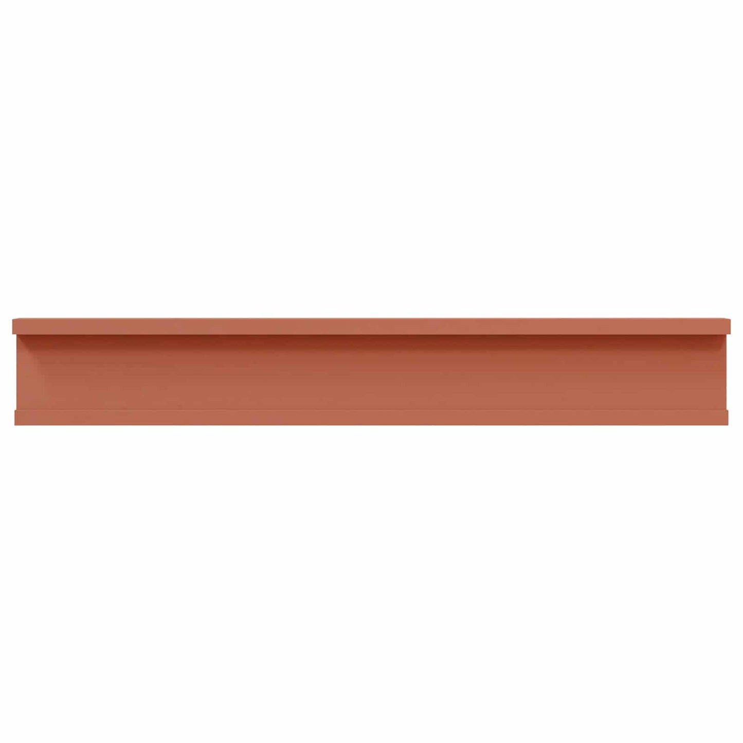 vidaXL Wall Shelf with Shelf 4 pcs Red 60 x 9 x 3 cm Engineered Wood