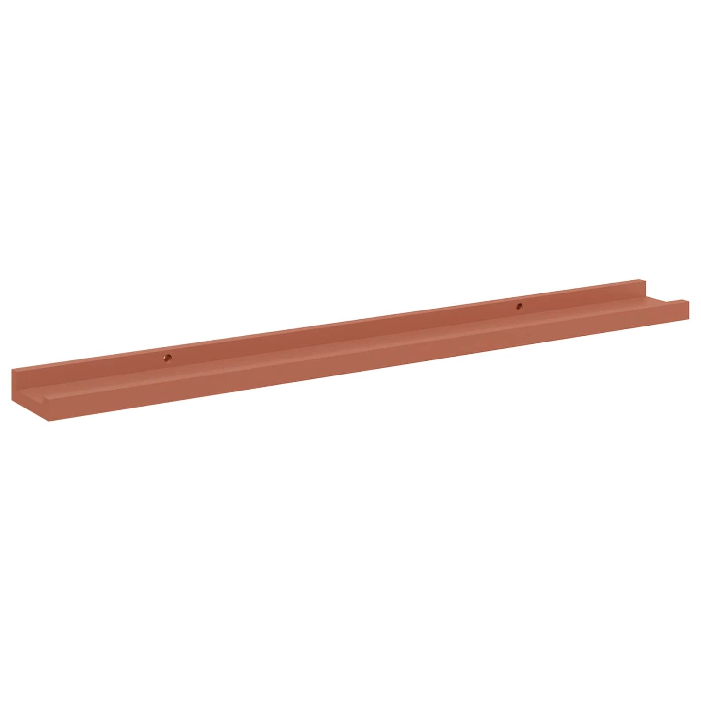 vidaXL Wall Shelf with Shelf 4 pcs Red 80 x 9 x 3 cm Engineered Wood