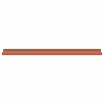 vidaXL Wall Shelf with Shelf 4 pcs Red 80 x 9 x 3 cm Engineered Wood