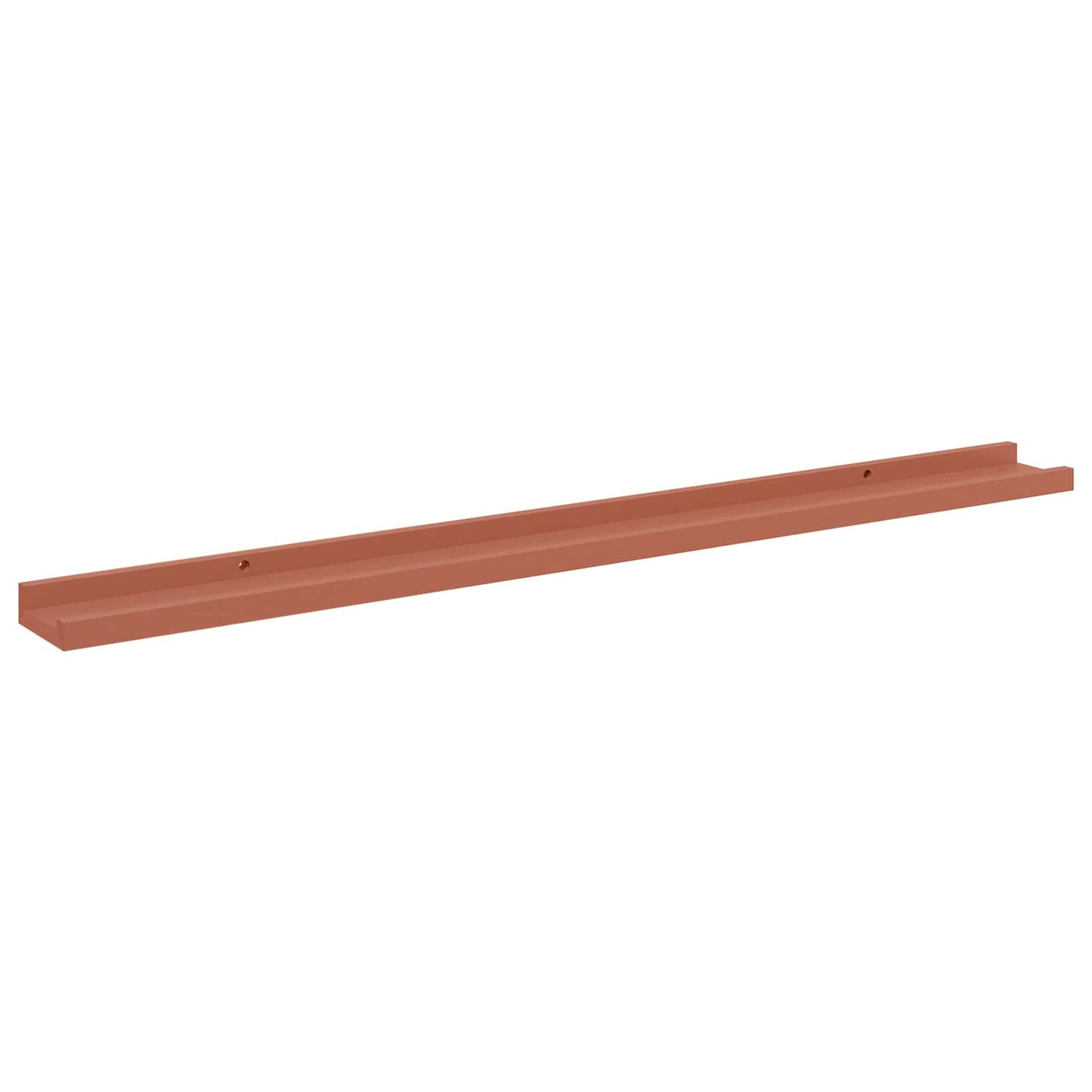 vidaXL Wall Shelf with Shelf 4 pcs Red 100 x 9 x 3 cm Engineered Wood