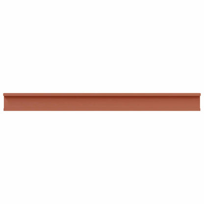 vidaXL Wall Shelf with Shelf 4 pcs Red 100 x 9 x 3 cm Engineered Wood