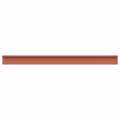 vidaXL Wall Shelf with Shelf 4 pcs Red 115 x 9 x 3 cm Engineered Wood