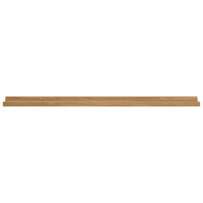 vidaXL Wall Shelf 4 pcs Brown 100 x 9 x 3 cm Engineered Wood