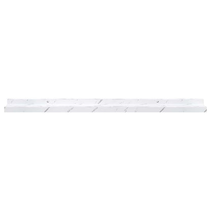 vidaXL Wall Shelf 4 pcs White Marble 80 x 9 x 3 cm Engineered Wood