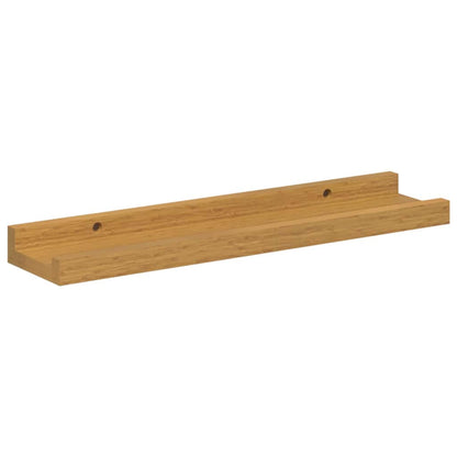 vidaXL Wall Shelf with Shelf 4 pcs Beige 40 x 9 x 3 cm Engineered Wood