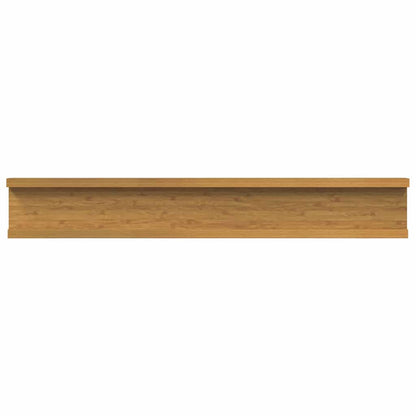 vidaXL Wall Shelf with Shelf 4 pcs Beige 60 x 9 x 3 cm Engineered Wood