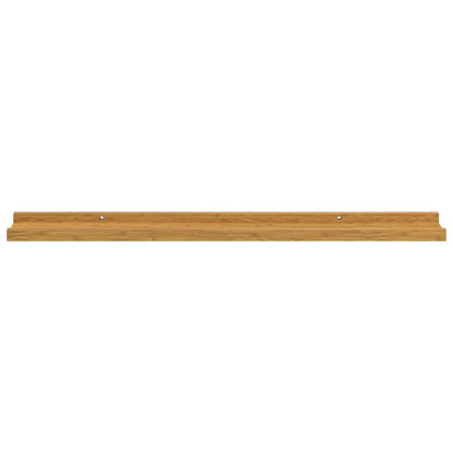 vidaXL Wall Shelf with Shelf 4 pcs Beige 80 x 9 x 3 cm Engineered Wood