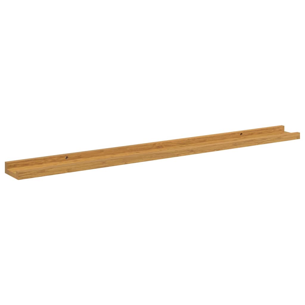 vidaXL Wall Shelf 4 pcs Beige 100 x 9 x 3 cm Engineered Wood