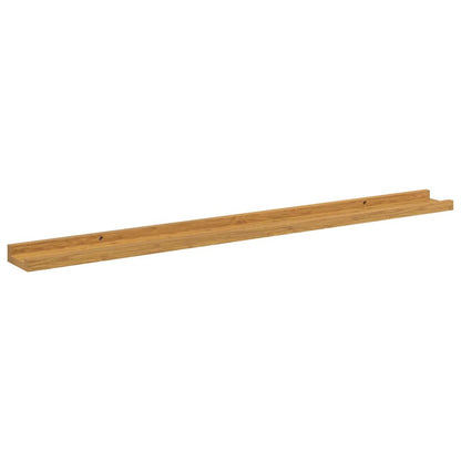 vidaXL Wall Shelf 4 pcs Beige 100 x 9 x 3 cm Engineered Wood