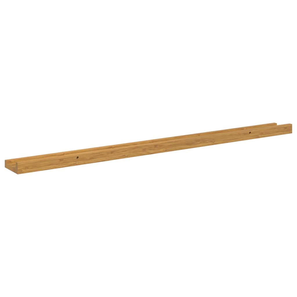 vidaXL Wall Shelf 4 pcs Beige 100 x 9 x 3 cm Engineered Wood
