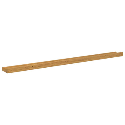 vidaXL Wall Shelf 4 pcs Beige 100 x 9 x 3 cm Engineered Wood