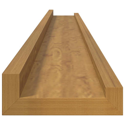 vidaXL Wall Shelf 4 pcs Beige 100 x 9 x 3 cm Engineered Wood
