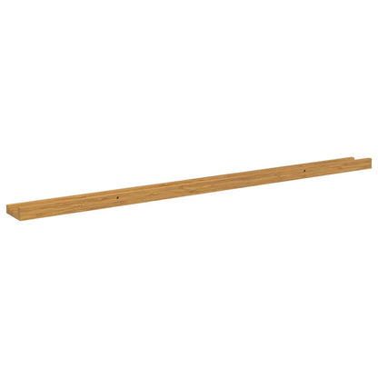 vidaXL Wall Shelf 4 pcs Beige 115 x 9 x 3 cm Engineered Wood