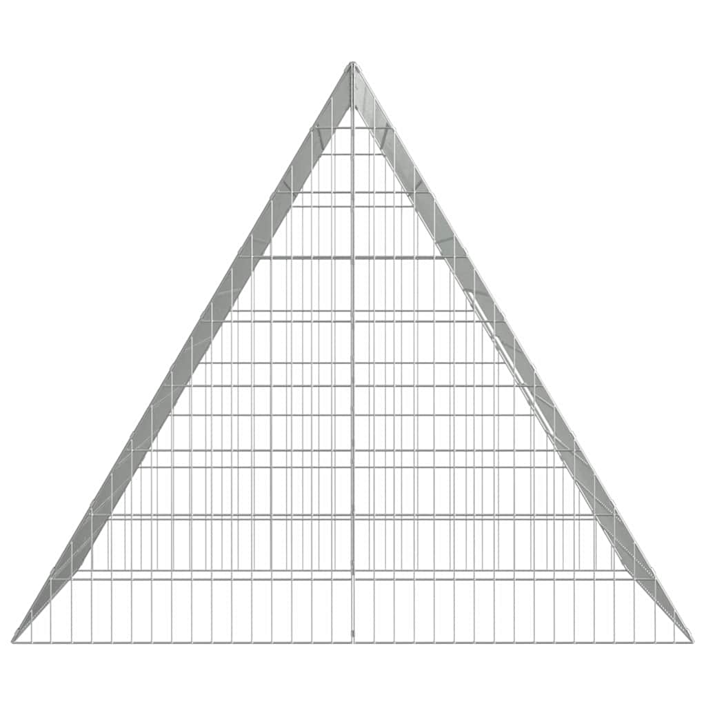 vidaXL Rabbit Cage Silver 110 x 100 x 85 cm Galvanised Steel