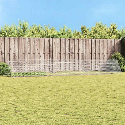 vidaXL Rabbit Cage Silver 650 x 100 x 85 cm Galvanised Steel