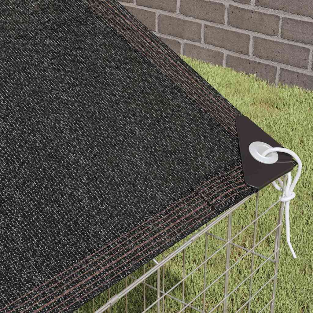 vidaXL Rabbit Cage Silver 200 x 78 x 78 cm Galvanised Steel