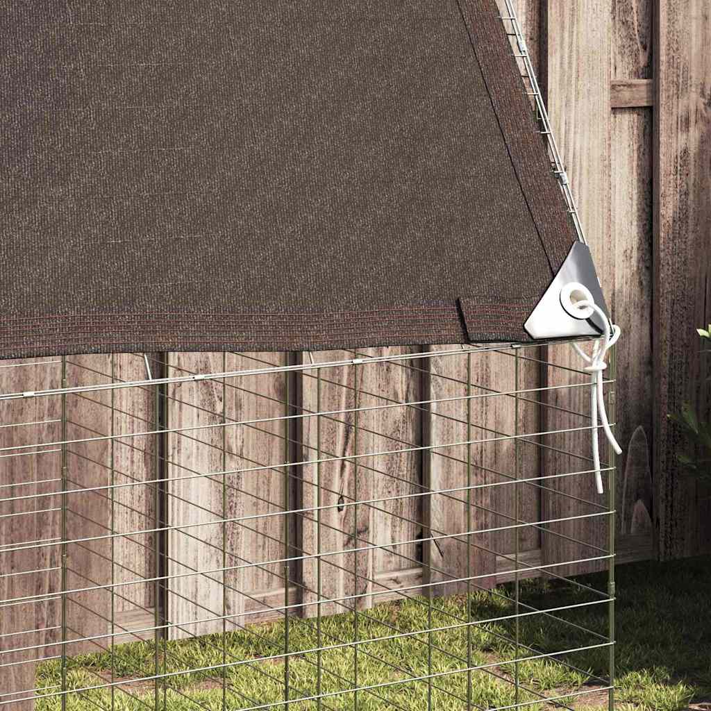 vidaXL Rabbit Cage Silver 400 x 100 x 210 cm Galvanised Steel