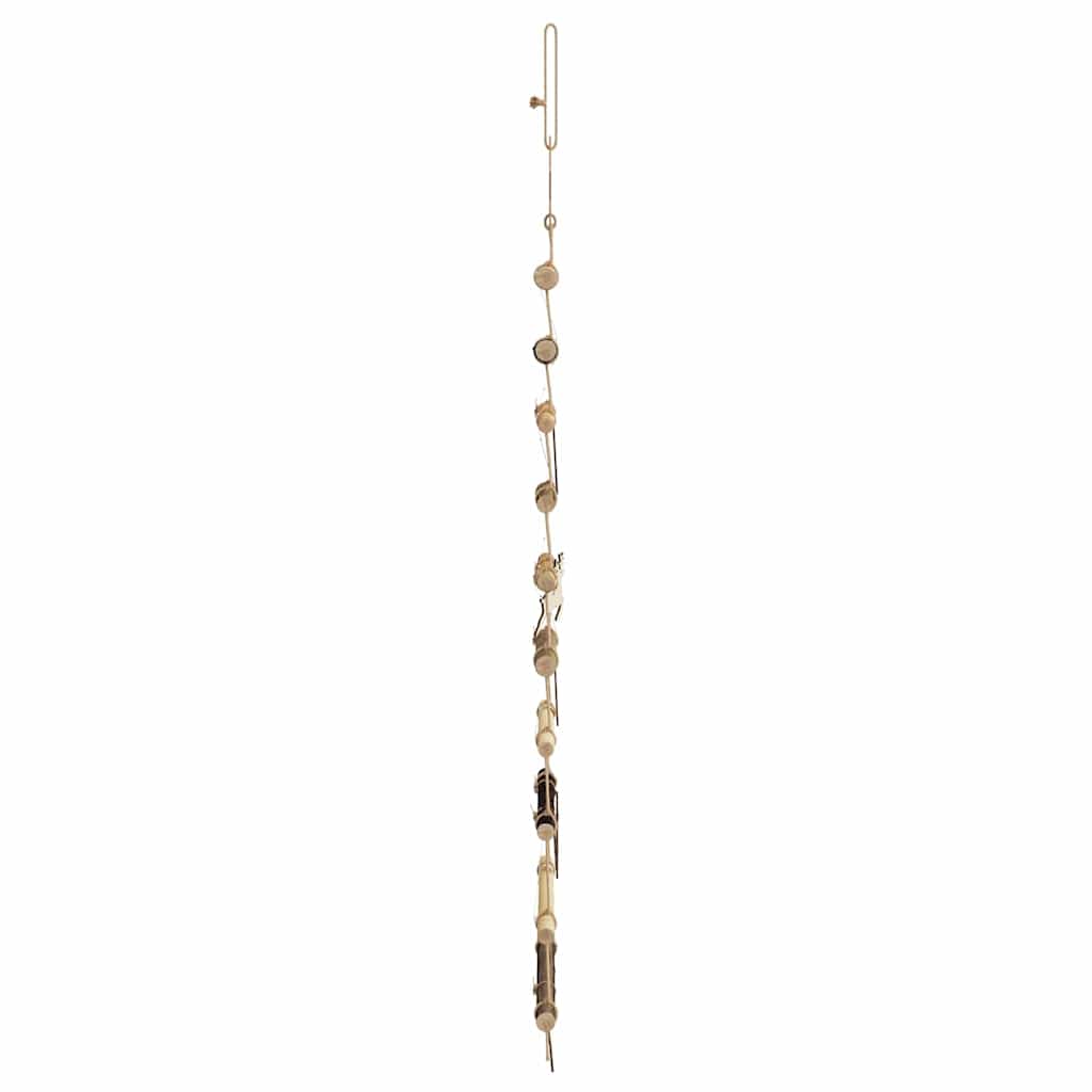 vidaXL Christmas Tree with 30 LEDs Natural 90 cm Solid Ash Wood