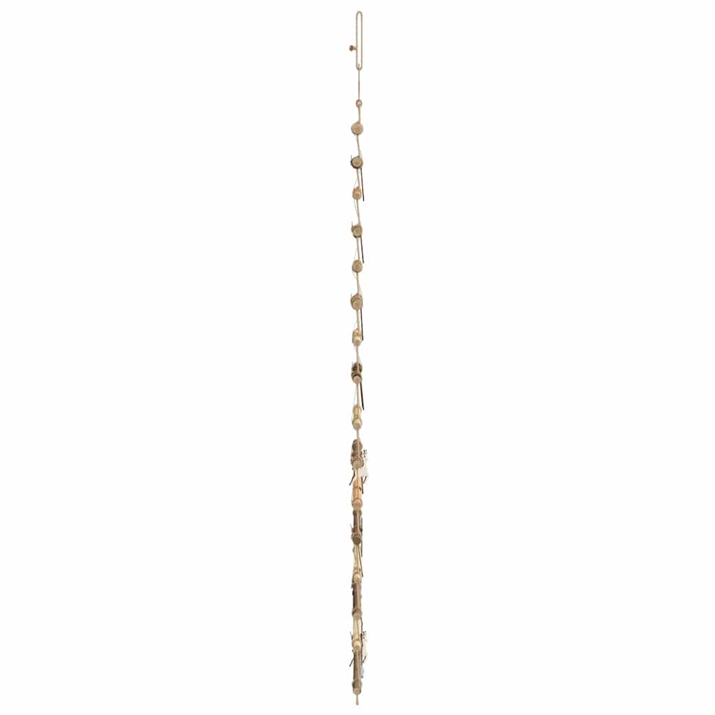 vidaXL Christmas Tree Natural 120 cm Solid Ash Wood
