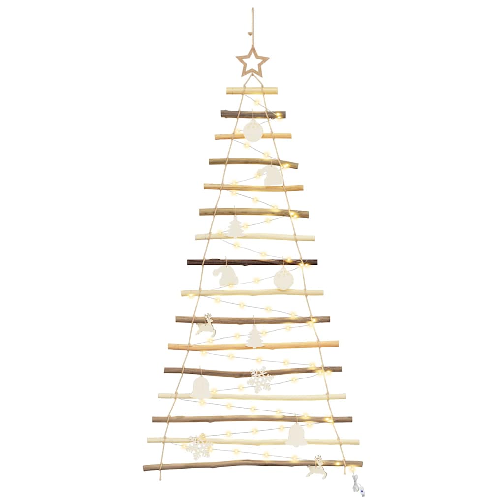 vidaXL Christmas Tree Natural 150 cm Solid Ash Wood