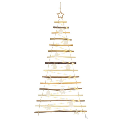 vidaXL Christmas Tree Natural 150 cm Solid Ash Wood