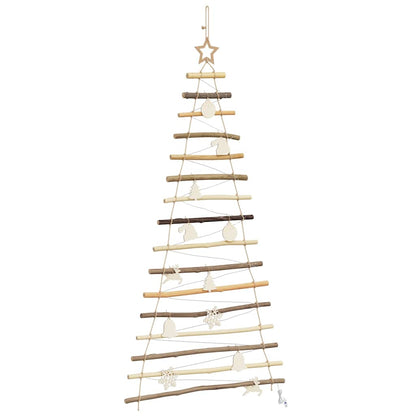 vidaXL Christmas Tree Natural 150 cm Solid Ash Wood