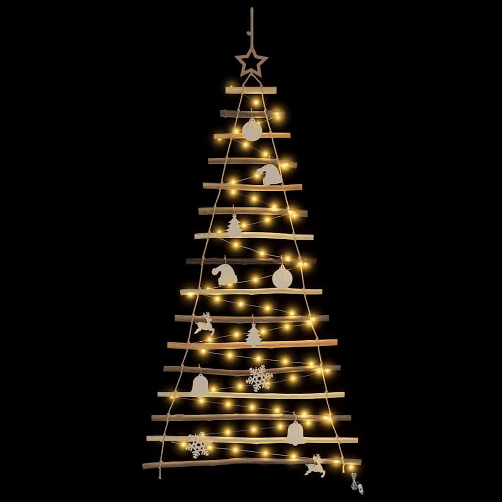 vidaXL Christmas Tree Natural 150 cm Solid Ash Wood