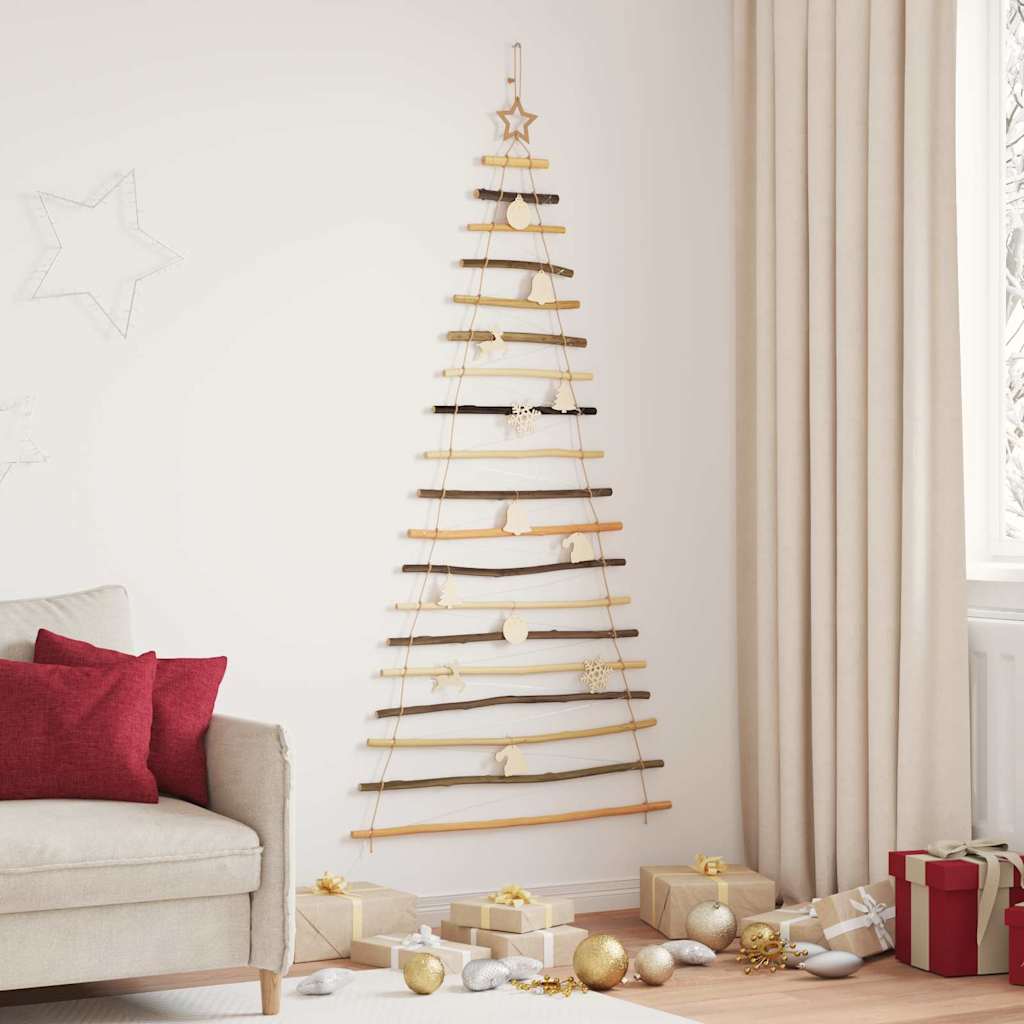 vidaXL Christmas Tree Natural 180 cm Solid Ash Wood