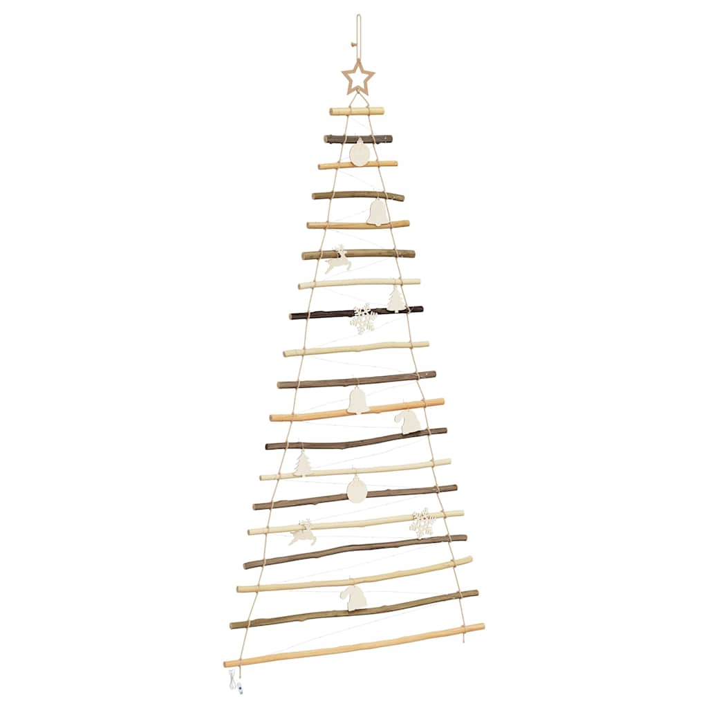 vidaXL Christmas Tree Natural 180 cm Solid Ash Wood