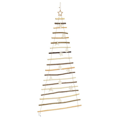 vidaXL Christmas Tree Natural 180 cm Solid Ash Wood