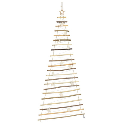 vidaXL Christmas Tree Natural 210 cm Solid Ash Wood