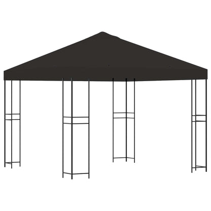 vidaXL Gazebo 3 x 3 m Anthracite Polyester and Steel 190 gsm