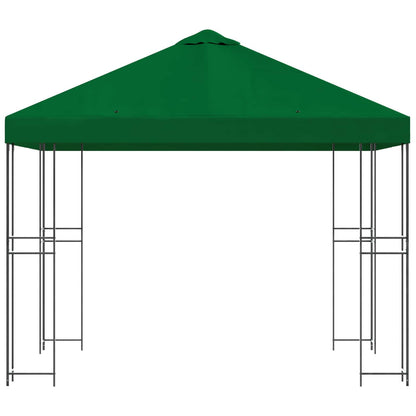 vidaXL Gazebo 3 x 3 m Green Polyester and Steel 190 gsm