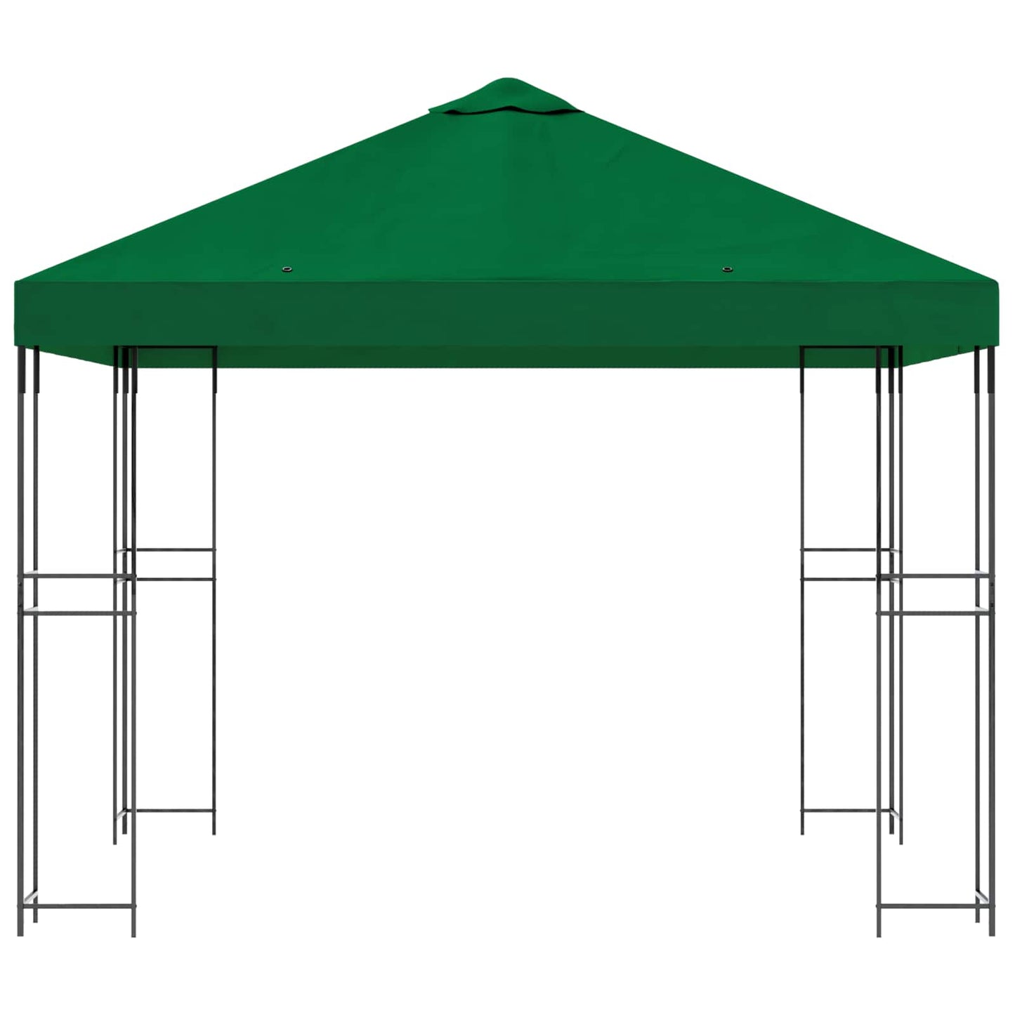vidaXL Gazebo 3 x 3 m Green Polyester and Steel 190 gsm