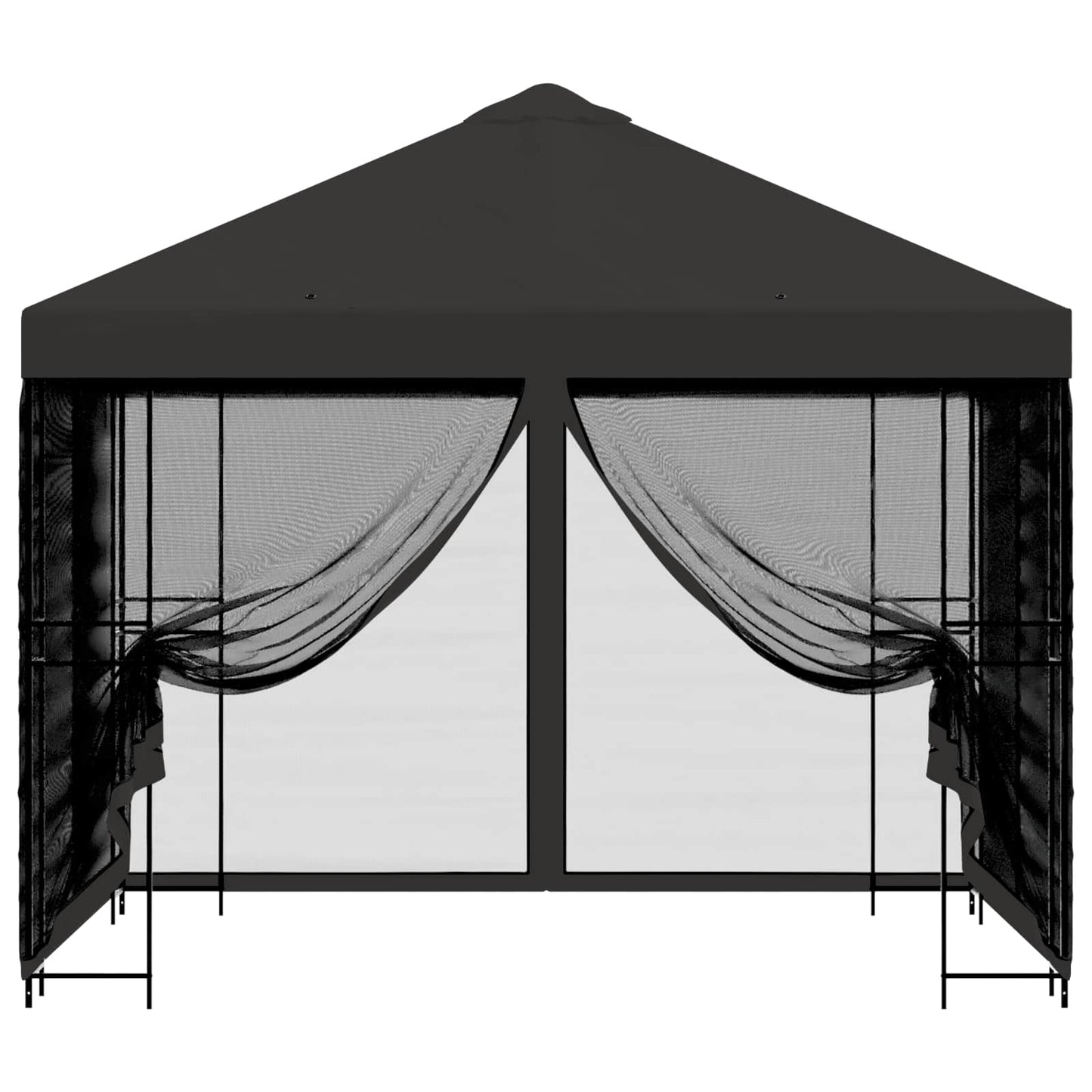 vidaXL Garden Gazebo with Sidewalls 3 x 3 m Anthracite