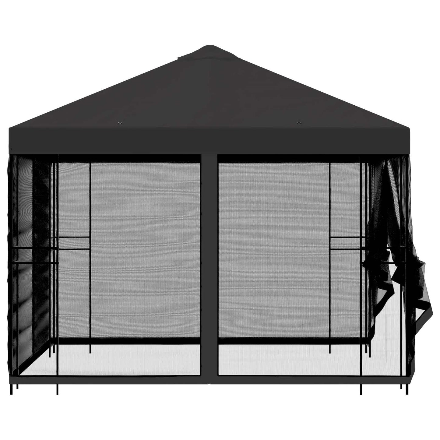 vidaXL Garden Gazebo with Sidewalls 3 x 3 m Anthracite