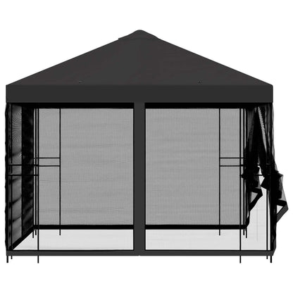 vidaXL Garden Gazebo with Sidewalls 3 x 3 m Anthracite