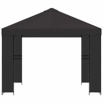 vidaXL Gazebo 3 x 3 m Anthracite Polyester and Steel 190 gsm