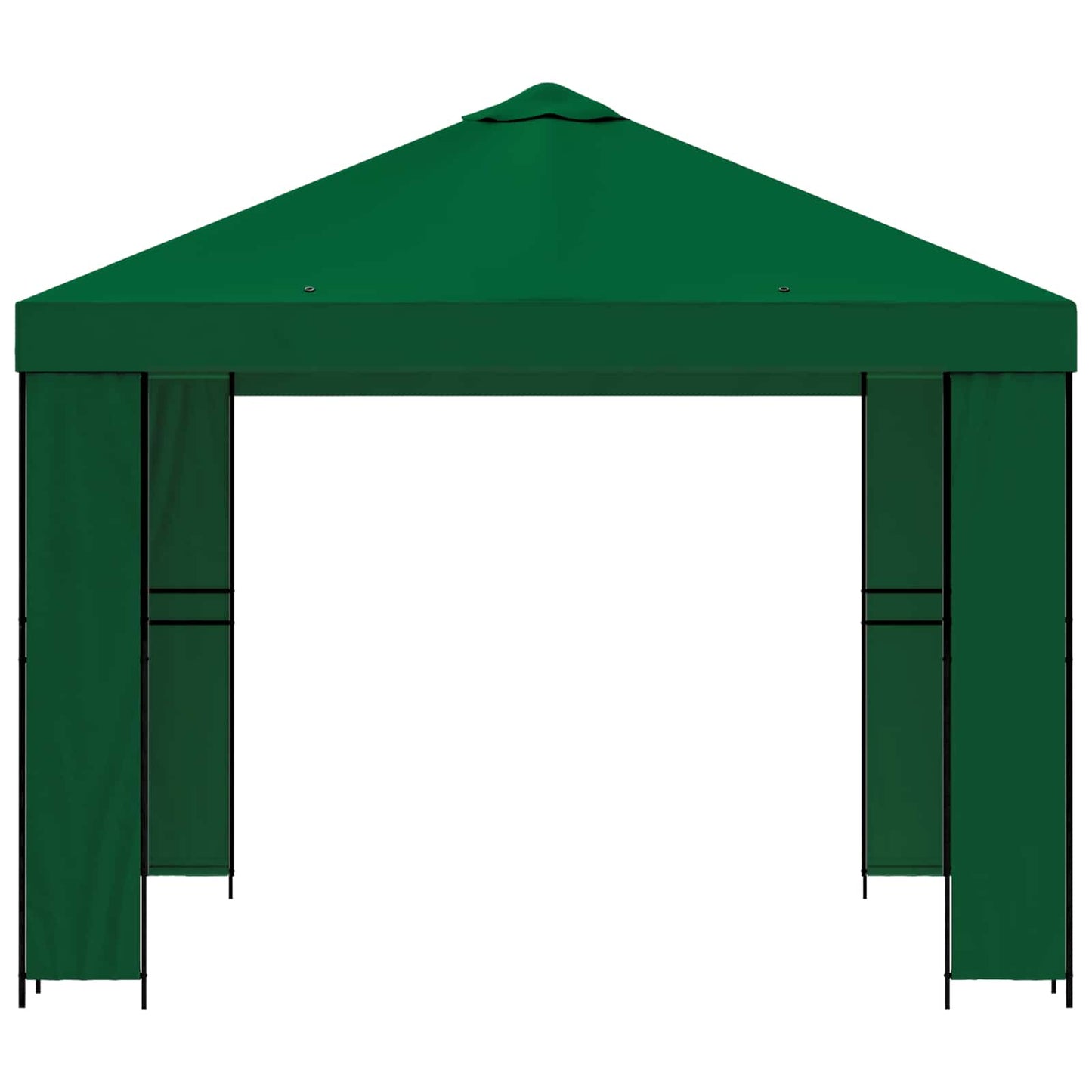 vidaXL Gazebo 3 x 3 m Green Polyester and Steel 190 gsm