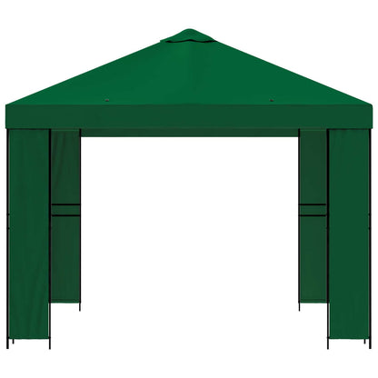 vidaXL Gazebo 3 x 3 m Green Polyester and Steel 190 gsm