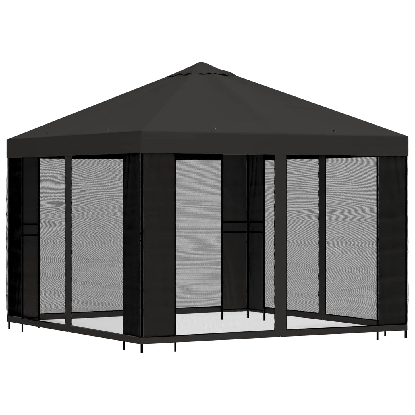 vidaXL Garden Gazebo with Sidewalls 3 x 3 m Anthracite