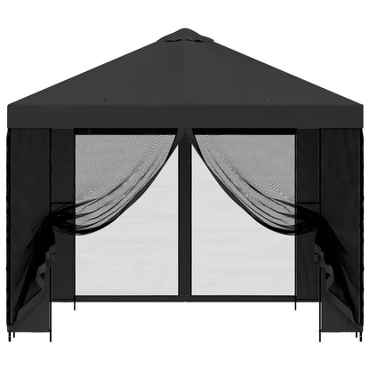 vidaXL Garden Gazebo with Sidewalls 3 x 3 m Anthracite