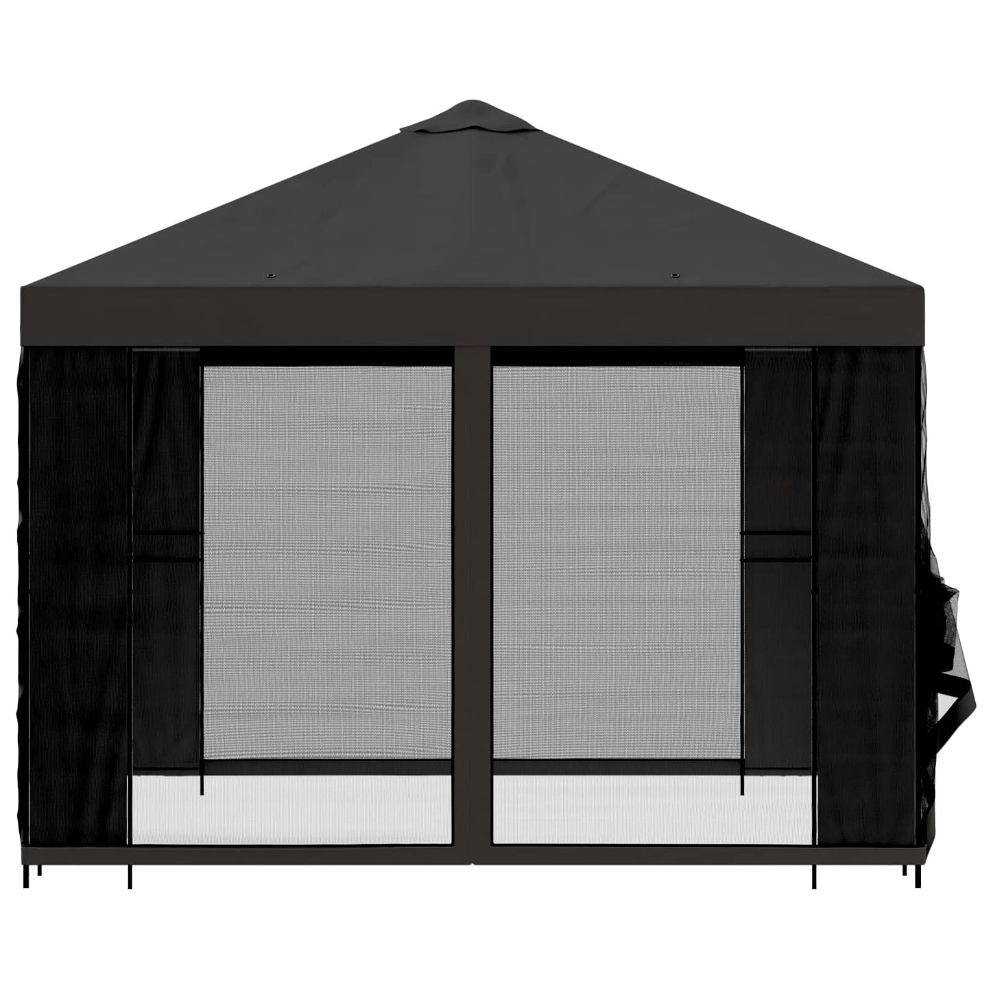 vidaXL Garden Gazebo with Sidewalls 3 x 3 m Anthracite