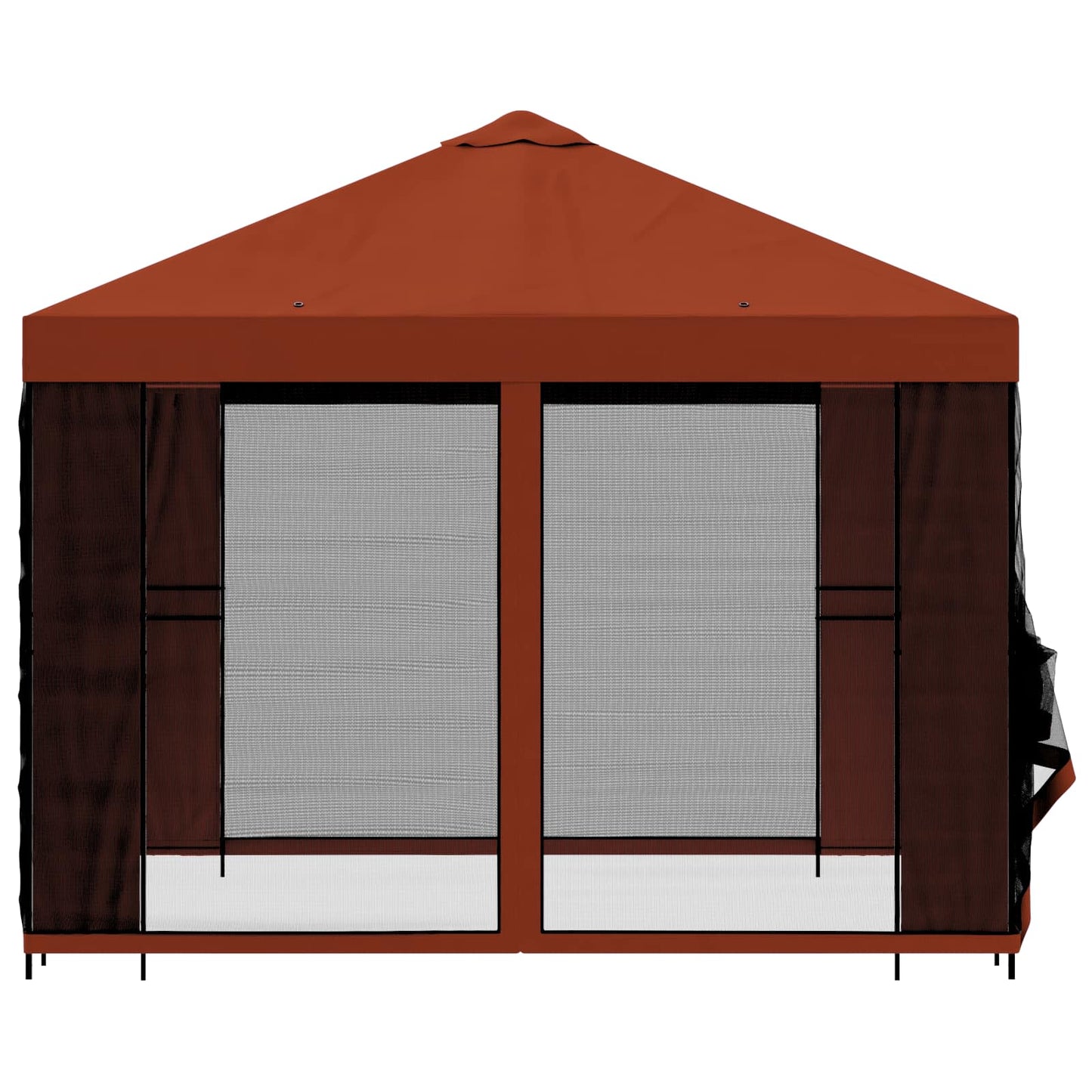 vidaXL Garden Gazebo with Sidewalls 3 x 3 m Terracotta