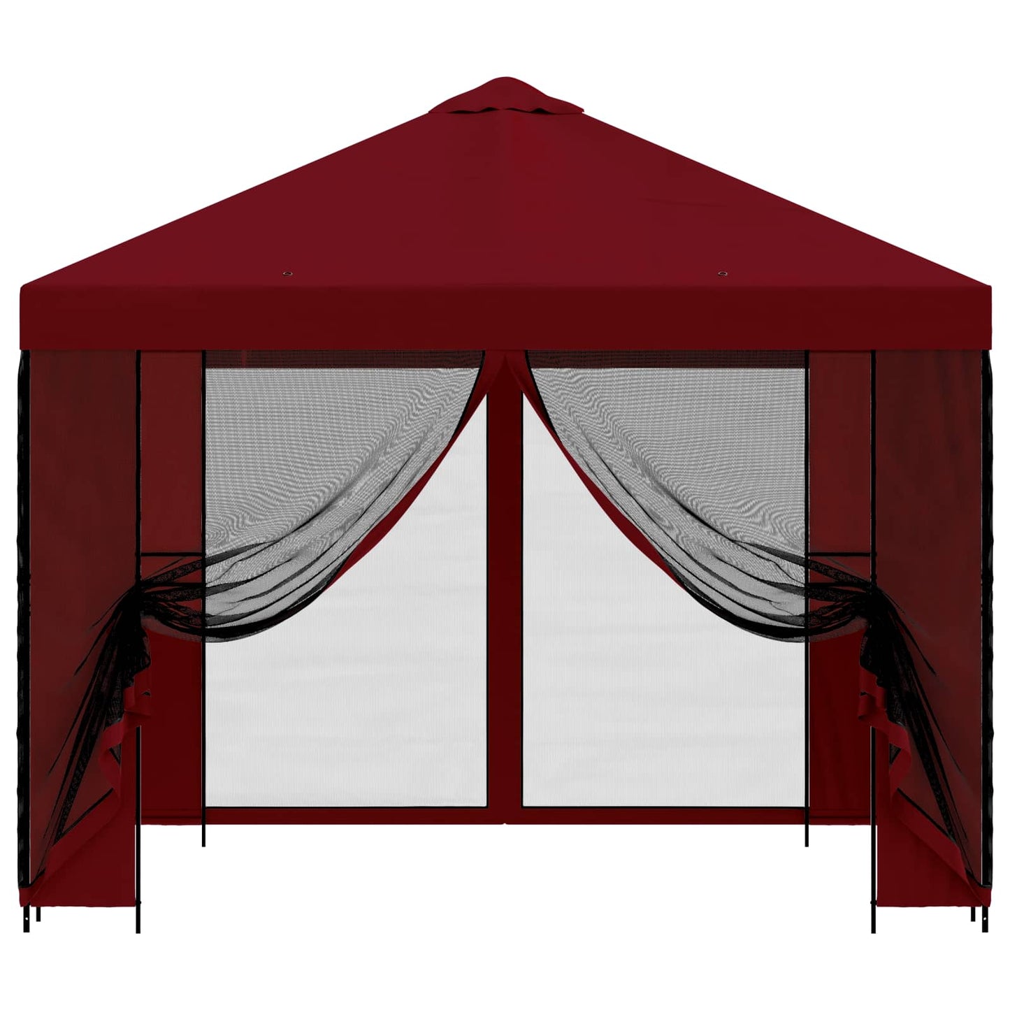 vidaXL Garden Gazebo with Sidewalls 3 x 3 m Burgundy