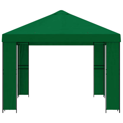 vidaXL Gazebo 4 x 3 m Green Polyester and Steel 190 gsm