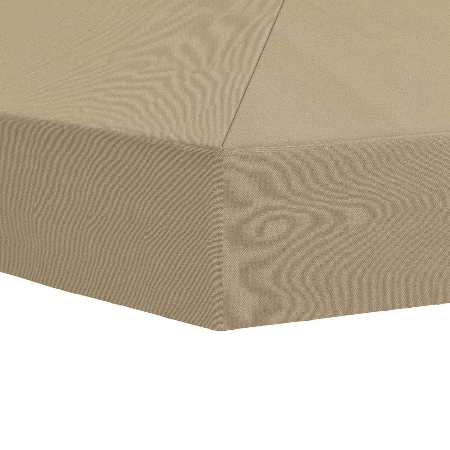 vidaXL Gazebo Canopy Cover 6 x 3 m Beige Polyester 190